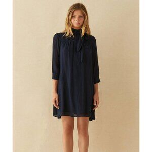 Ba&Sh Womens 2 US 8 Marine Pivoine Shift Dress
